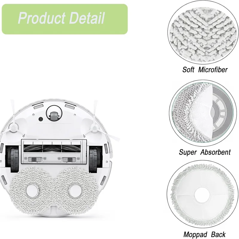 AT28-モップホルダー Ecovacs T30S COMBO、T30 / T30 Pro Omni、N30 / N30 Pro Omni、T50 Pro Omni 用 - 耐久性があり、取り付けが簡単