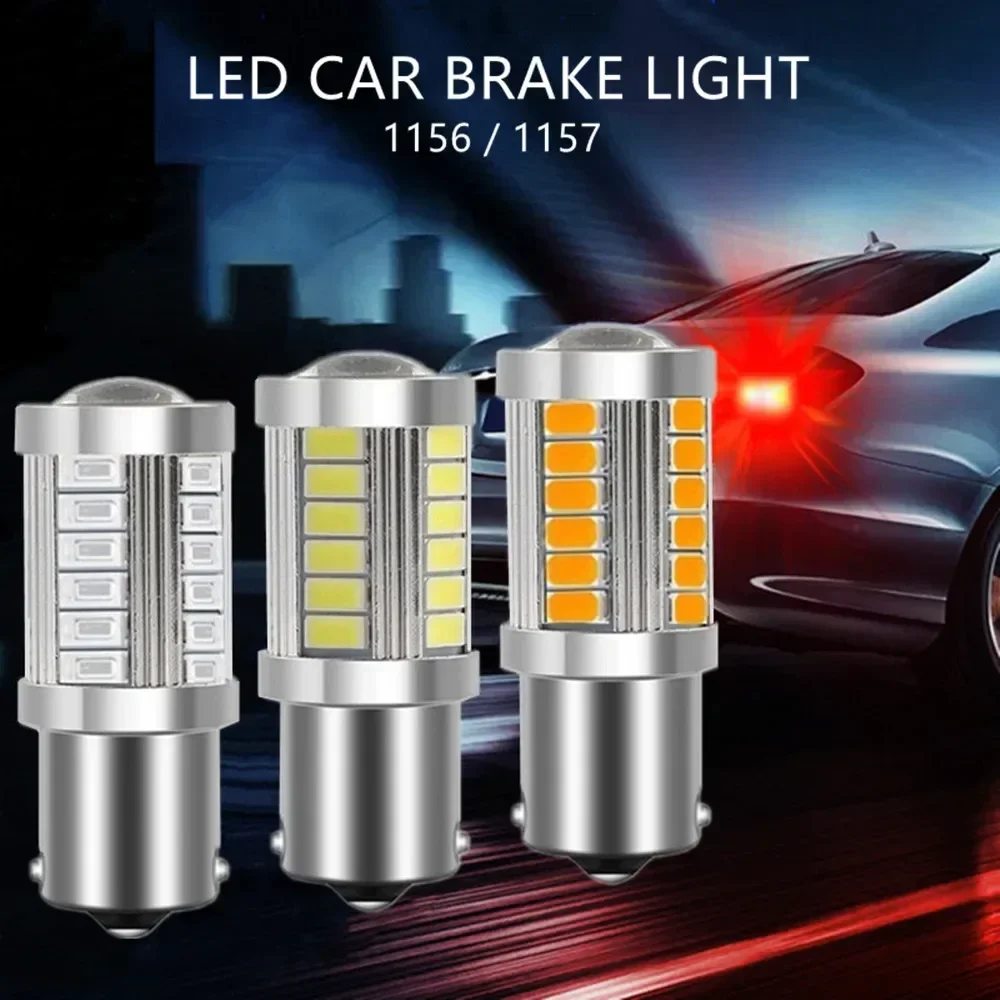 1/2PCS P21W 1156 LED Car Lights Turn Signal Reverse Brake Light for BMW E46 E39 E90 E60 E36 F30 F10 E34 X5 E53 E30 F20 E87 E93