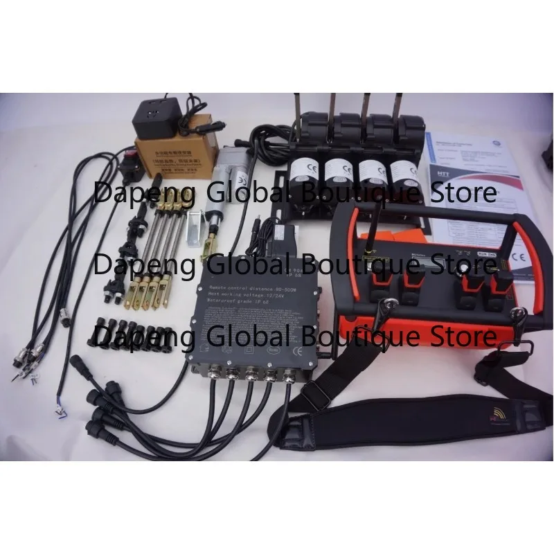 Four Joystick Waterproof Wireless Remote Control Kit Universal Lifting Construction Equipment Operating Tool