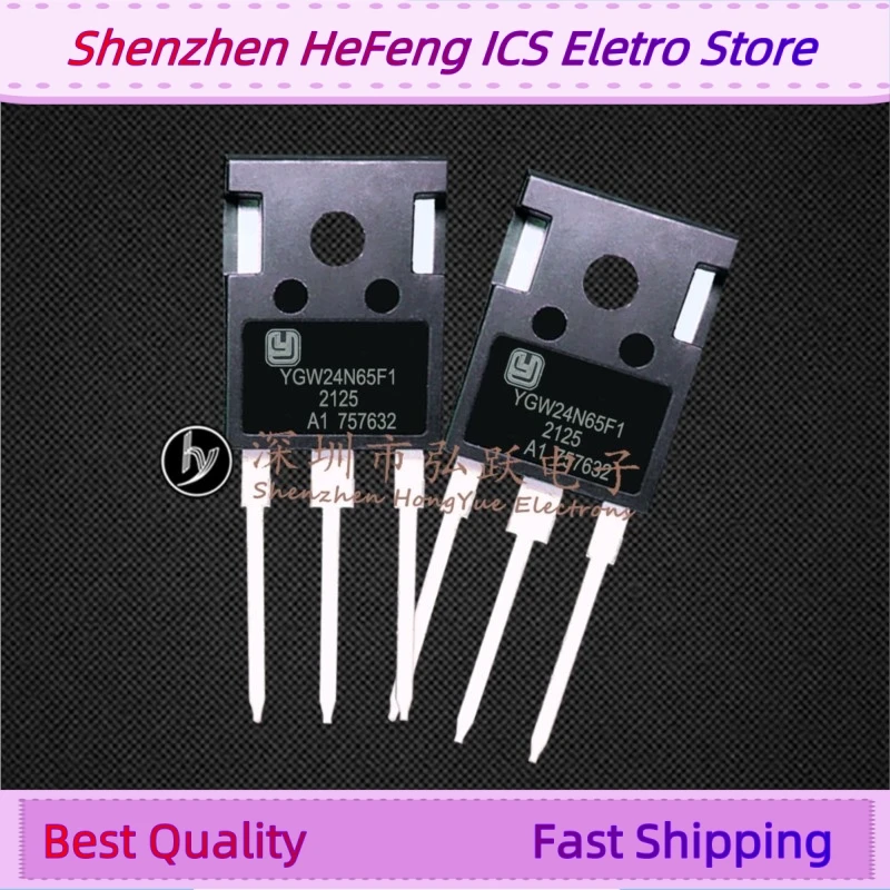 10PCS -20PCS YGW24N65F1 TO-247  24A 650V   Fast Shipping Quality Guarantee Quick Delivery