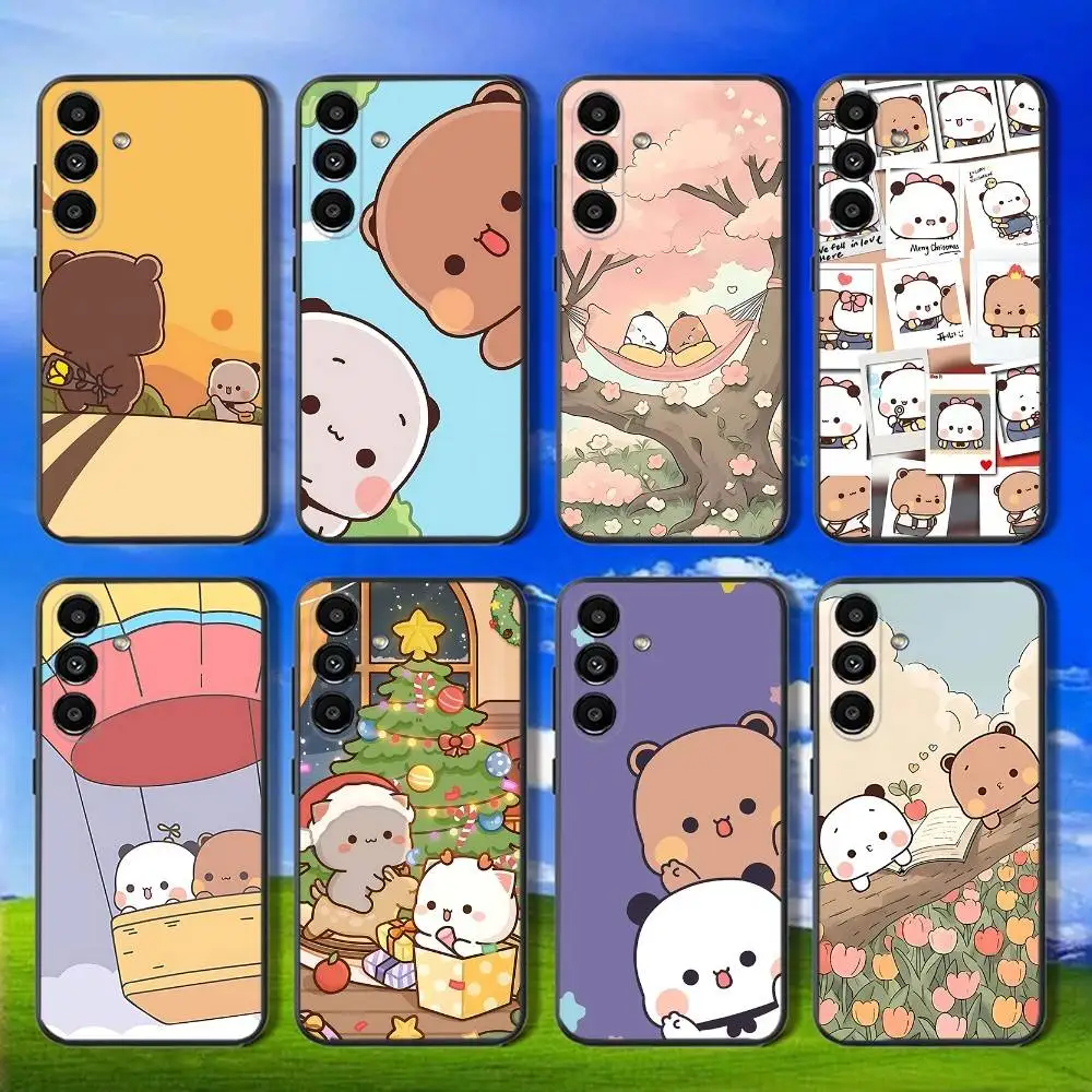 

Чехол для телефона Samsung Galaxy A13,A21s,A22,A31,A32,A52,A53,A71,A80,Cute B-BuBu DuDu Soft Black Shell