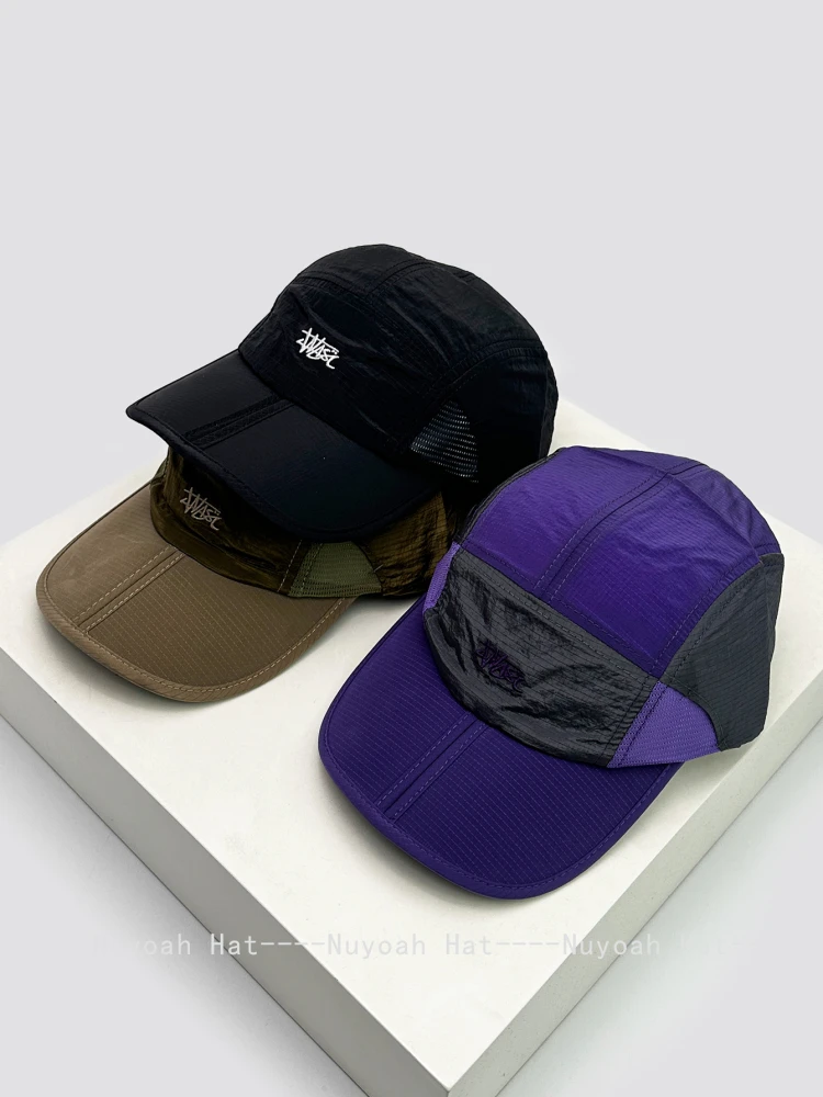 

Spring and summer new retro contrasting color letter embroidery quick-drying baseball cap men's and women's outdoor cap