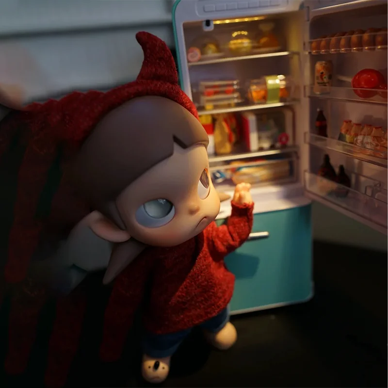Nuevos productos marcas bola Mini refrigerador comida caja ciega Mini juego de juguetes gran escena de casa de bebé jugable y regalo para niños juguete