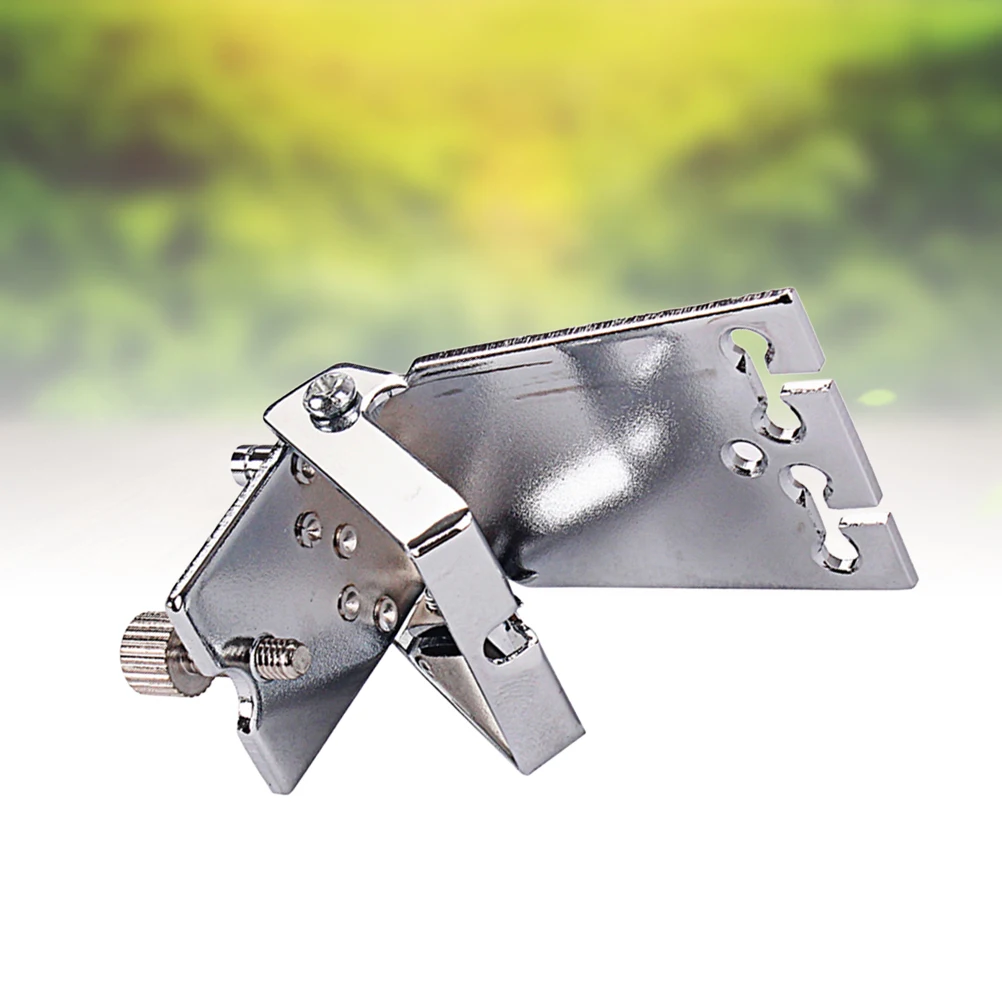 

Metal 5 Strings Drawplate For Banjo Vibrato Bridge Tremolo Tailpiece Guitar Parts Accessories Silver Durable Long Lasting Use