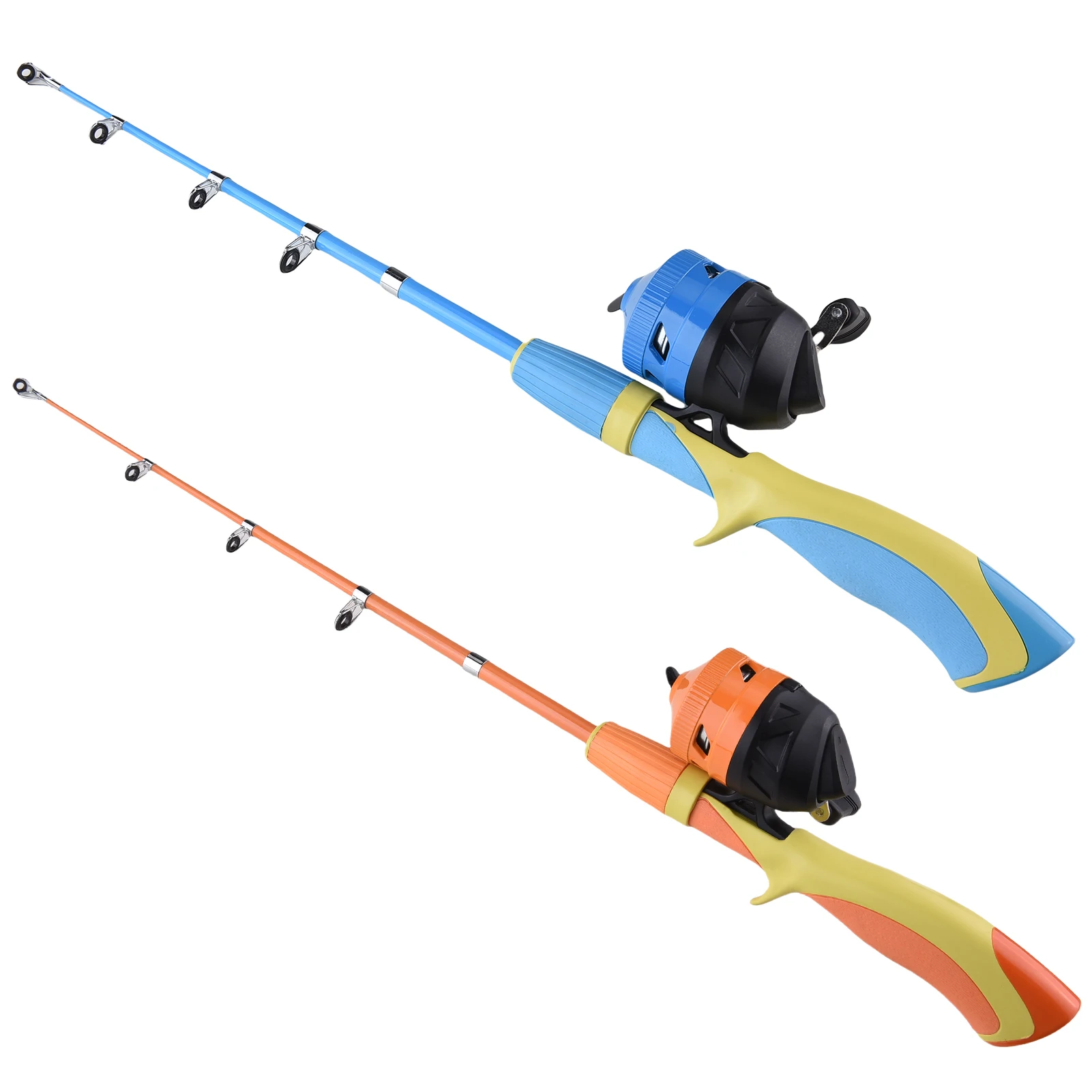 

Telescopic Fishing Pole Kids Fishing Pole Set Portable 1.3 Meter Telescopic Fishing Rod and Reel Combo Kit for Boys and Girls