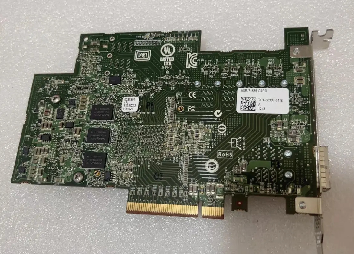 

ASR-71685 2274700-R 16port 8 port PCIe 3.0 SAS/SATA 6Gbps RAID adapter