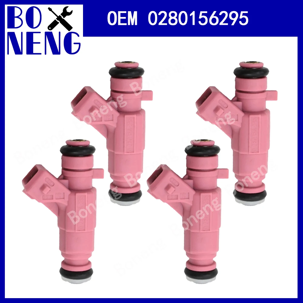 4 unidades/lote OEM 0280156295   Bico injetor de combustível para Peugeot 206 207 SW Hoggar 2010-on para Citroen C3 1984H2 9662210980