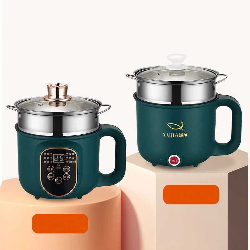 

Многофункциональная студенческая электрическая кастрюля для домашнего использования, интеллектуальная мини-электрическая сковорода, многофункциональная рисоварка