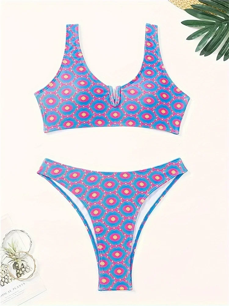 

Miyouj Printed Swimwear 2025 Bikinis Women Swimsuits 2-Piece Bathing Suit Sexy Biquini Mujer Micro Thongs Swimming Wear Beach