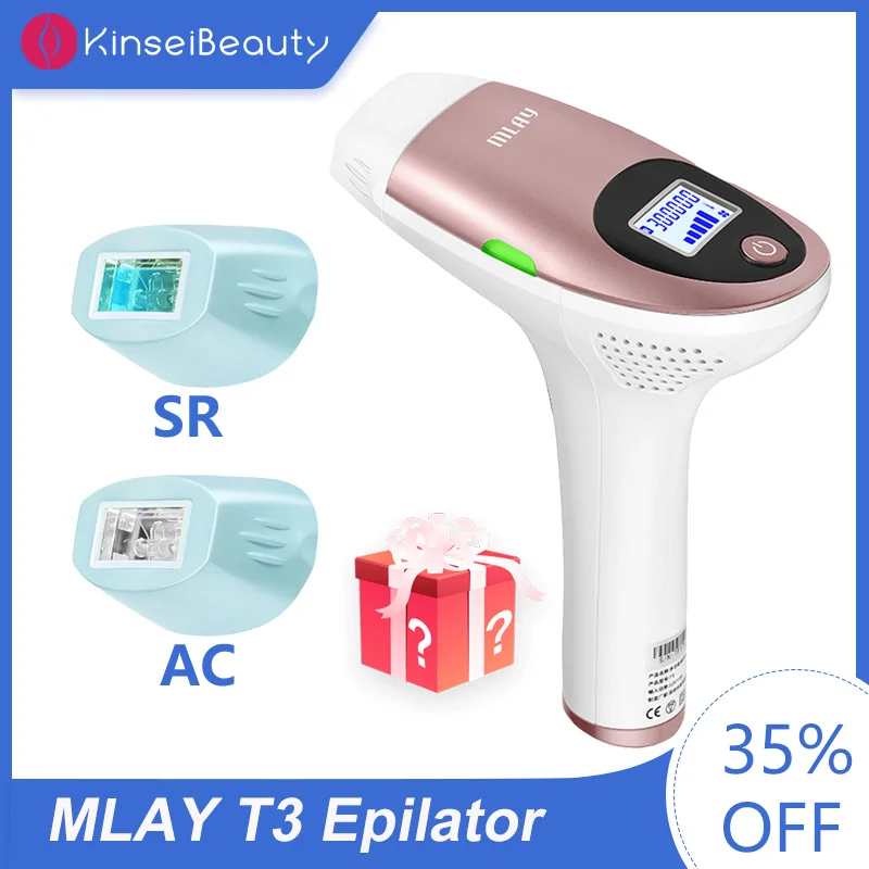 Mlay T3 IPL Hair Removal Laser Epilator for Women Professional Epilator  Use For Body Bikini Face Hair Removal 500000 Flash