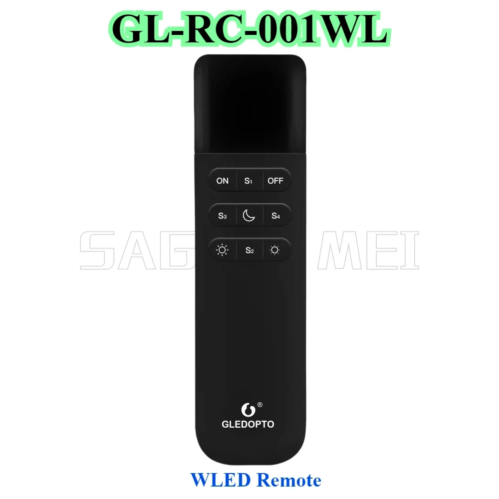 SAGE LU MEI GL-C-211WL/GL-RC-001WL App für RGBCCT RGBW RGB WWCW CCT Dimmer ESP32 PWM WLED LED Controller 5 Modi in 1 DC12-24V WiFi GLEDOPTO 3