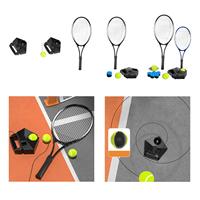 Tennis Trainer Rebound Ball Sparring Device Tennis Training Equipment for Backyard Outdoor Exercise