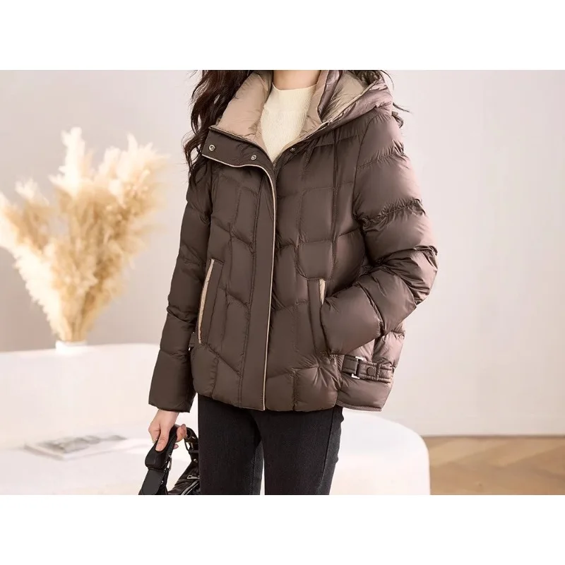 

Parka Coats for Women Winter 2025 New High-end Short Ladies Outerweat Temperament Popular Leisure Lady Down Cotton Jackets