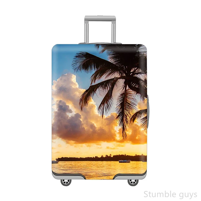 

Эластичный защитный чехол для багажа, моющийся, прочный, пыленепроницаемый, незаменим для авиаперелетов и поездок на автомобиле, 18-32 дюйма