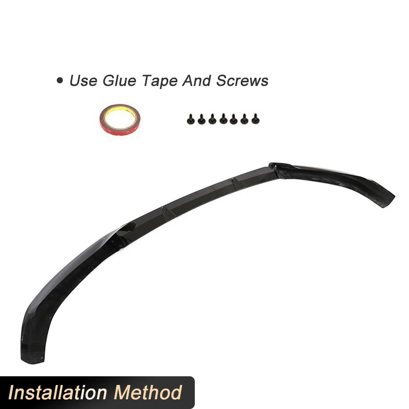 Front Bumper Lip Spoiler for Audi A5-Sline S5 Coupe Sportback B9 2017-2019 Front Apron Lip Aplitters Body Kits Carbon Fiber FRP