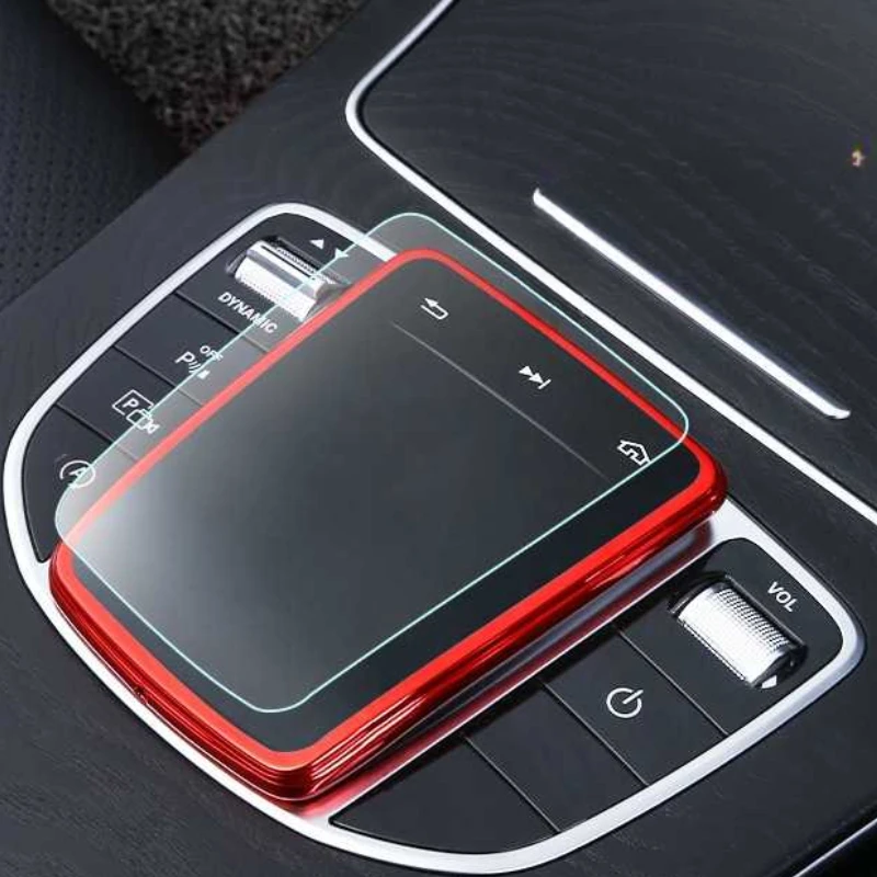 اكسسوارات السيارات بولي TPU مركز التحكم ماوس حامي الشاشة غطاء لمرسيدس بنز A B CLA GLE GLS GLB الفئة W177 W247 C118 W167 #4