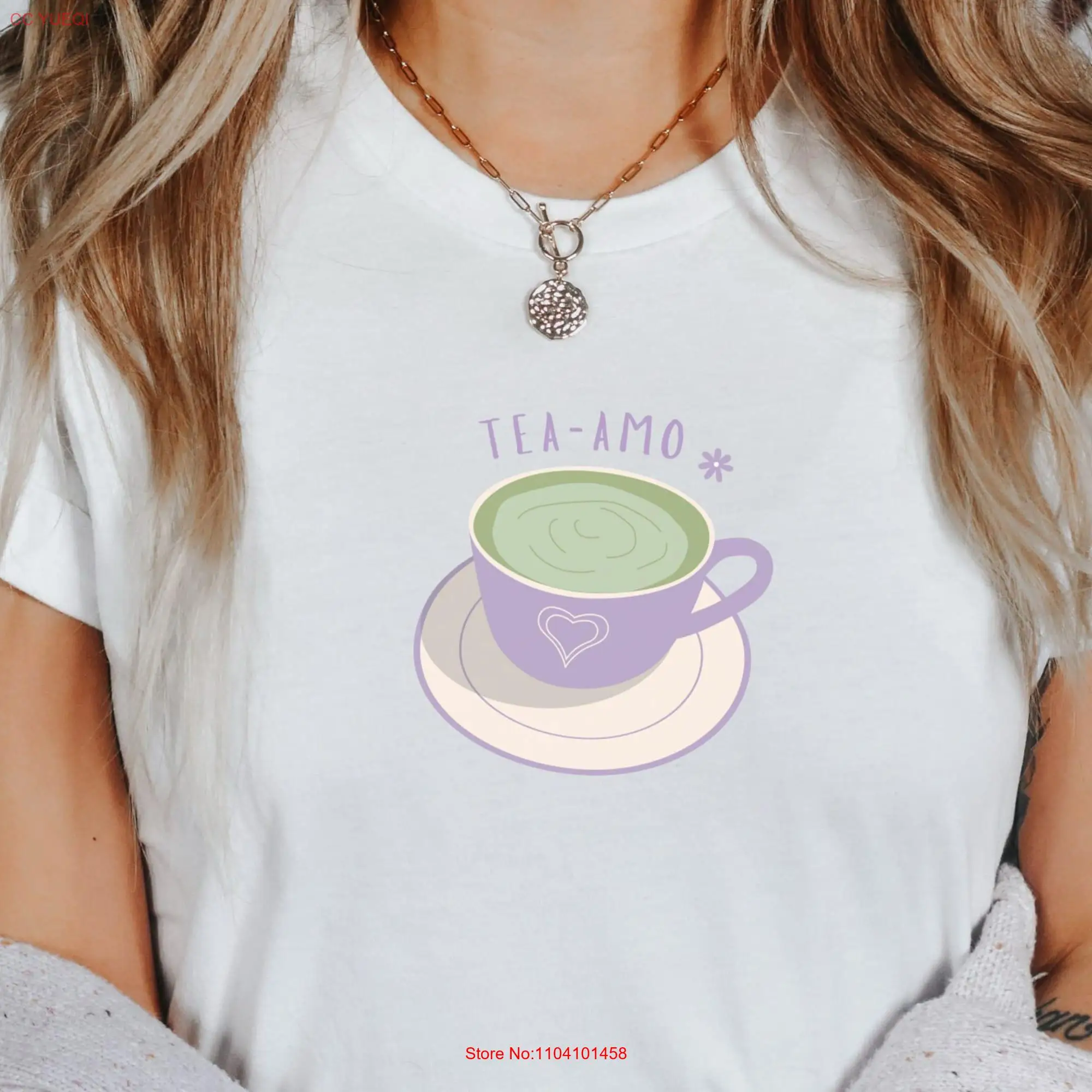 Matcha Latte T Shirt Green Tea Lover for Her Addict long or short sleeves