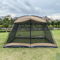 Ultralarge Anti-Mosquito Net for Camping, Fishing, Breathable Mesh, Large Gazebo, Sun Shelter, 5-8 Person, 3.9x2.7x2.1m