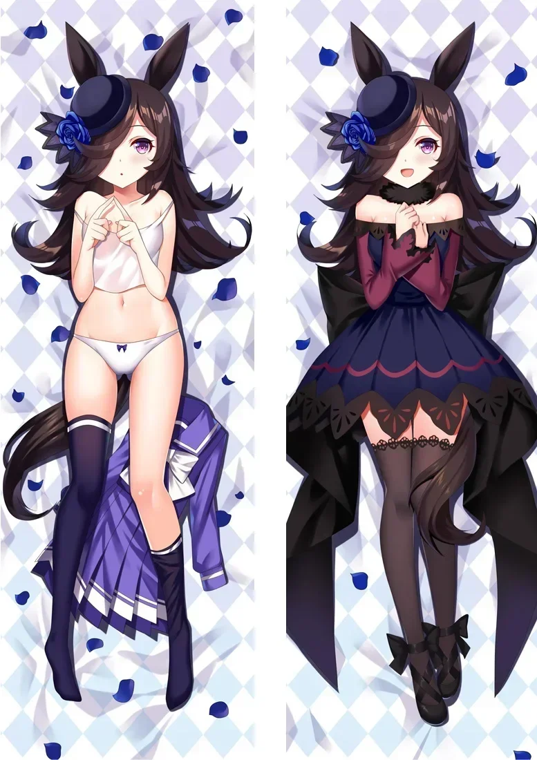 

180cm Anime Umamusume Pretty Derby Rice Shower Dakimakura Pillow Case Hugging Body Pillowcase Costume Otaku Throw Pillow Cover