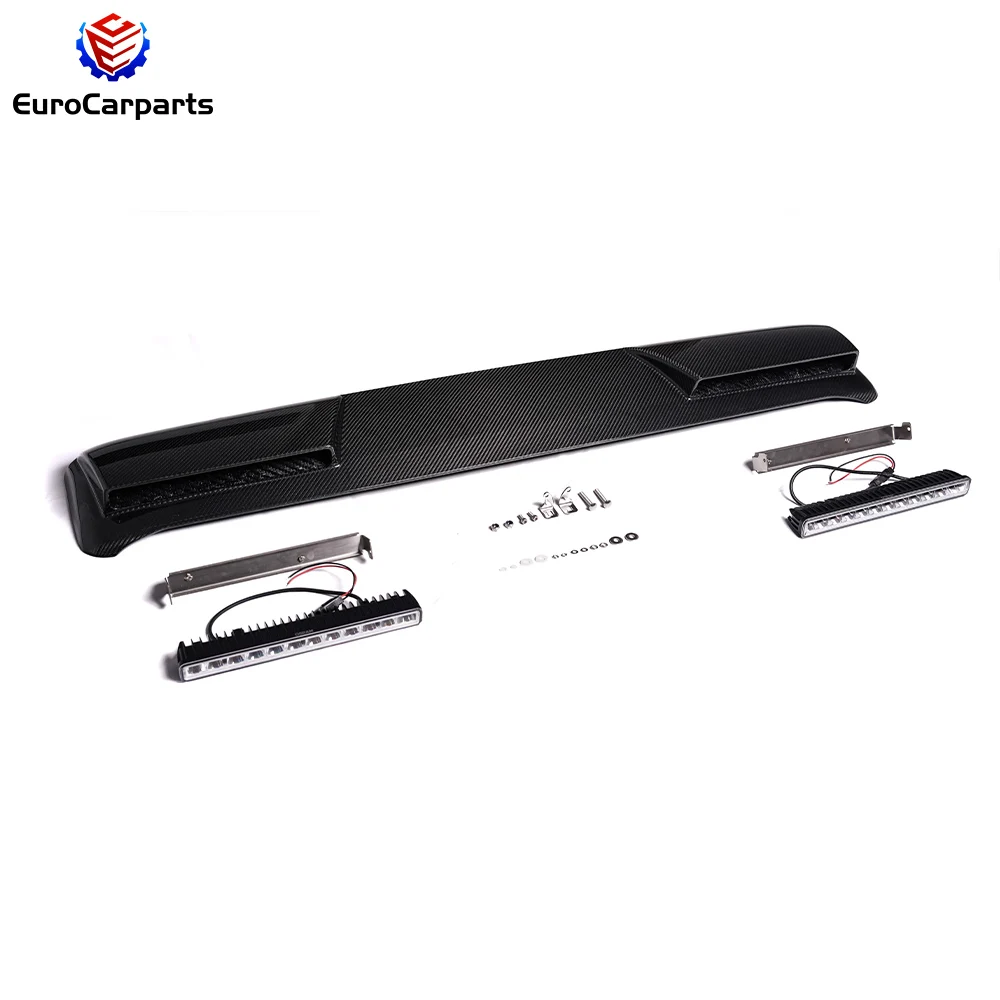 

Dry Carbon Roof Spoiler with Lights Front Lights for 2025 Year W465 G Class G63 G500 G450d Roof Lights Front Spoiler