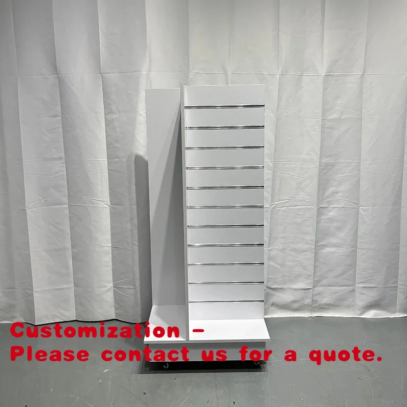 

Customize.Keway MDF Slatwall 4 Way Display Merchandiser