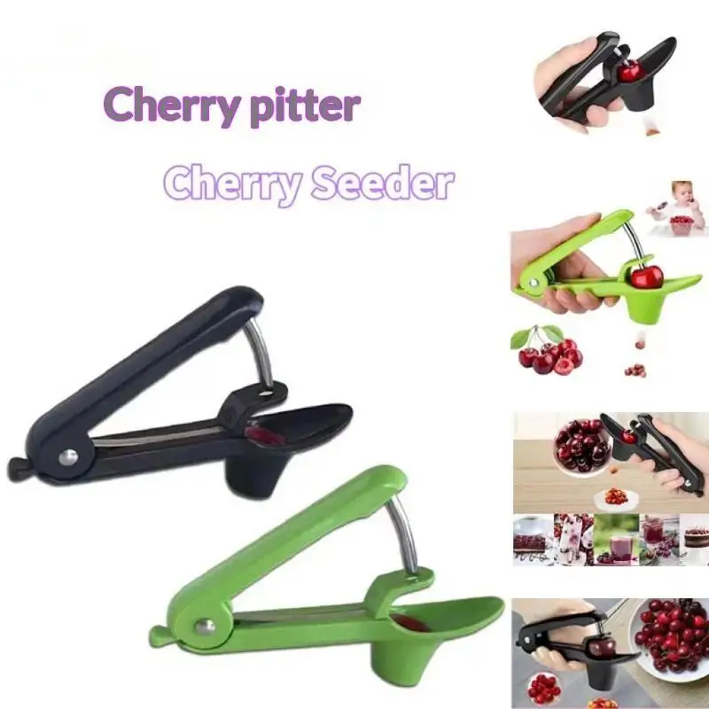 Cherry Fruit Kitchen Pitter Remover Olive Corer Remove Pit Tool Seed Gadge Fruit Vegetable Tools Cherry Pitter Accessories Gift