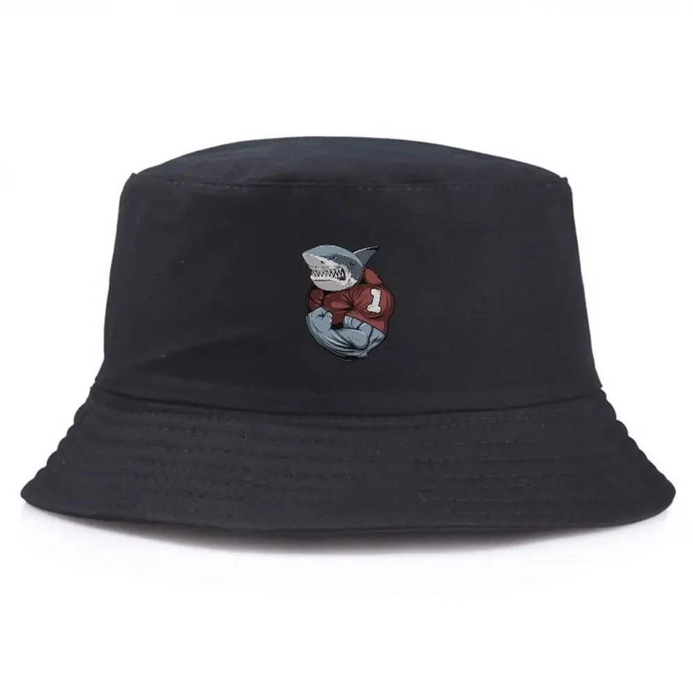 

Summer Fisherman Bucket Hat, Shark Fishing Cap, Outdoor Summer Caps, Breathable Beach Hat For Fishing Hiking