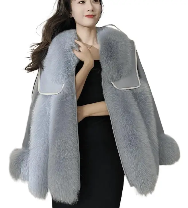 

Women's Clothing Advanced Fashion Fox Fur Faux Fur Coat Winter New