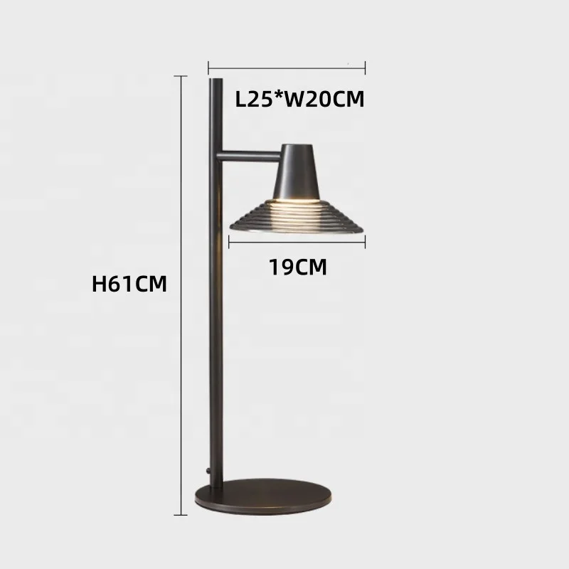 JYLIGHTING الحديثة LED الجدول مصباح بالجملة الحد الأدنى المعادن الزجاج لمبة مكتب غرفة نوم السرير خمر النحاس مصباح طاولة زجاجي