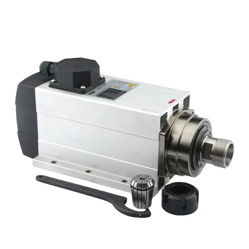 Air Cold Spindle Motor 4.5Kw Cnc Milling Rounder Electric Air Cooled Spindle Motor