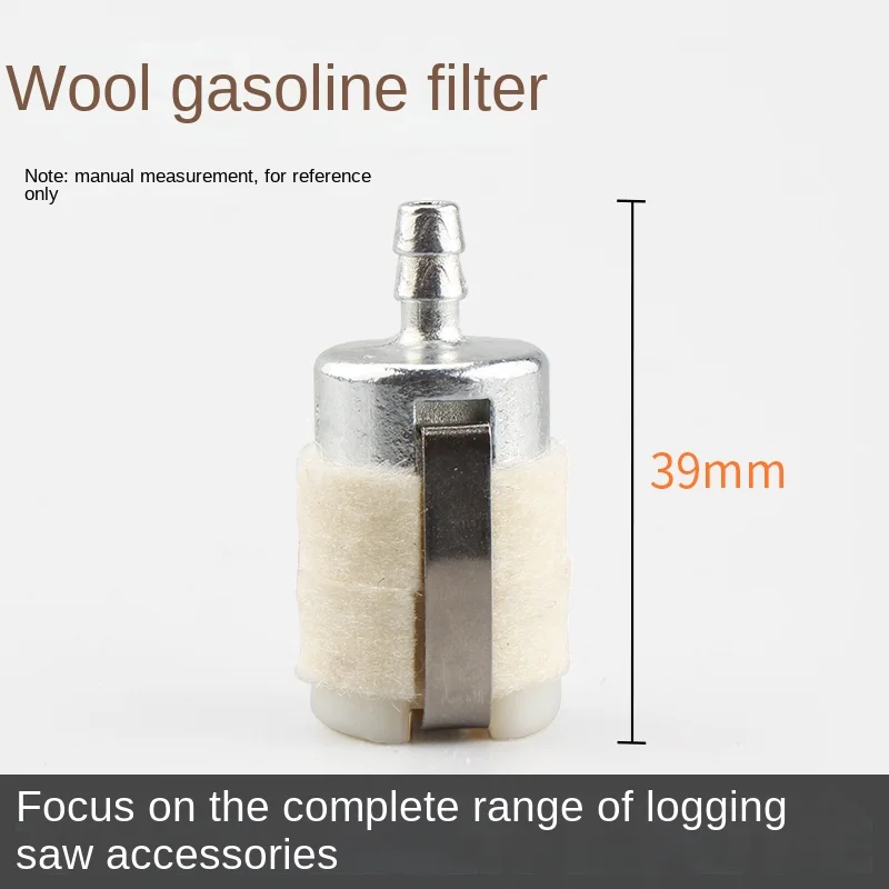 52/58 sega a catena elemento filtrante in lana motosega a benzina sega da taglio per legno filtro olio combustibile filtro a benzina filtro testa