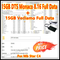 2025 hot sell, Vediamo 5.01.01 database + DTS Monaco V8.16 database for mb star c4/c5 tool, send by download link, fast Arrival