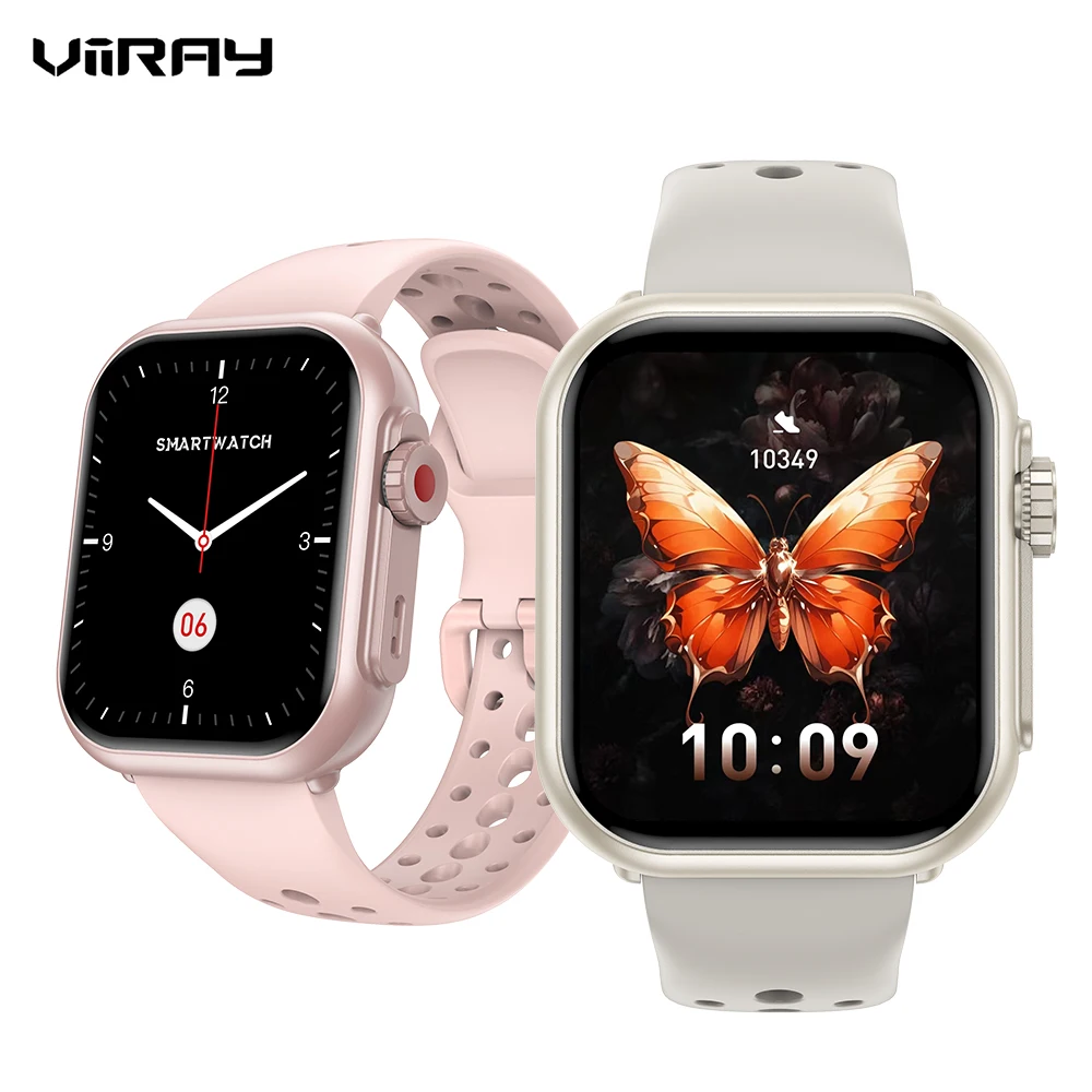 

Viiray Smart Watch for Men Women, 1.85" HD Screen Fitness Tracker, 100+ Sport Modes Heart Rate/Sleep Monitor, for Android/iPhone