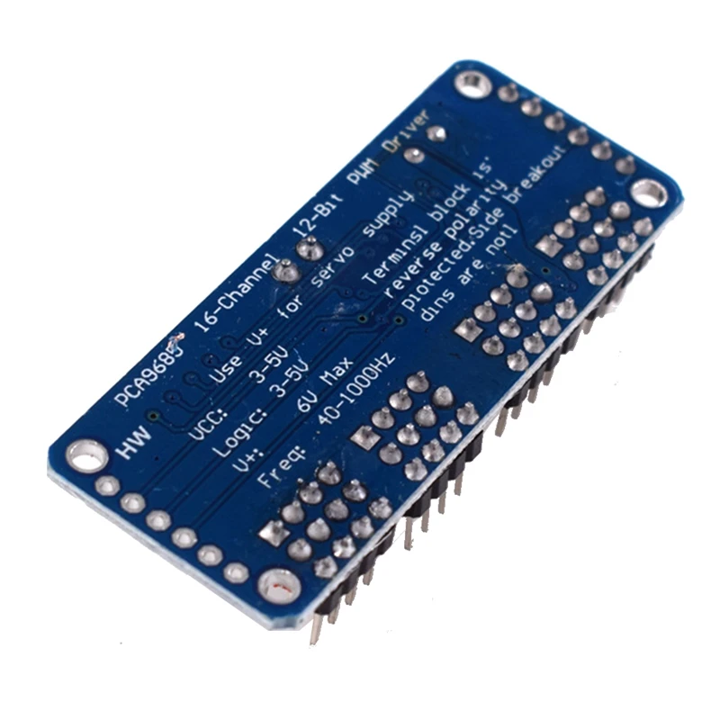 PCA9685 16 Channel 12-Bit PWM Servo Motor Driver I2C Module For Arduino Or Raspberry Pi Shield Module Servo Shield