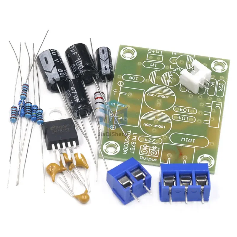 LM1875T Mono Boom Level Power 30W Papan Amplifier Speaker Power Amplifier PCB Produksi DIY Kit LM1875