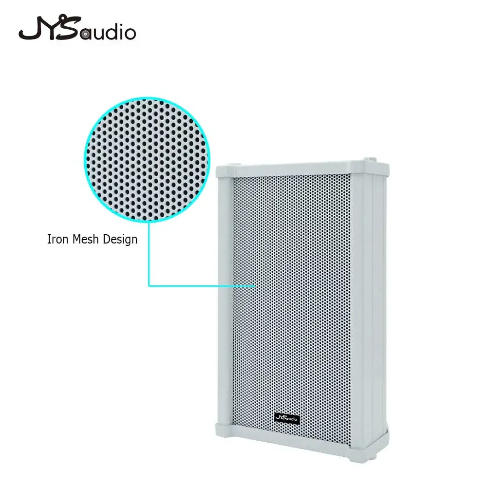 Водонепроницаемый настенный громкоговоритель 10 Вт, динамики для общественного адреса, уличный дизайн из алюминиевого сплава с железной сеткой, HIFI, чистое качество звука