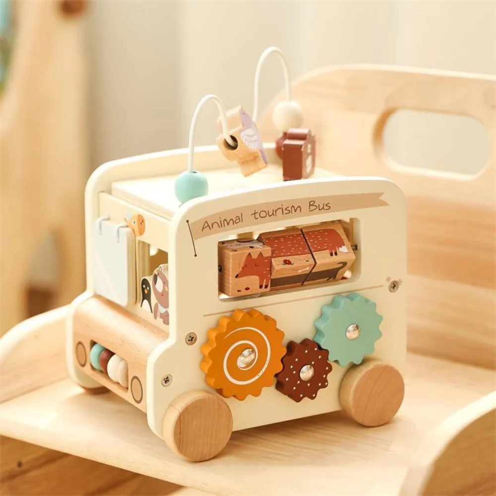 early-education-wooden-montessori-with-sound-puzzle-activity-bus-baby-interactive-portable-musical-instrument