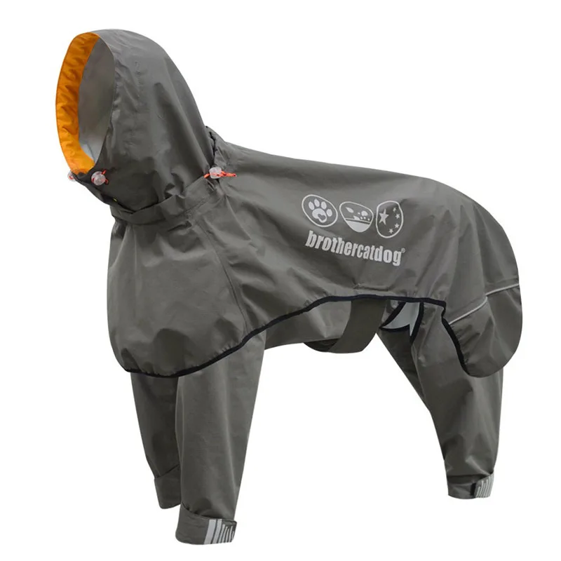 Adjustable Dogs Raincoat, Dog Clothes, Large Dogs, Waterproof, Full Coverage, Cape, Overalls, Rain, Winter