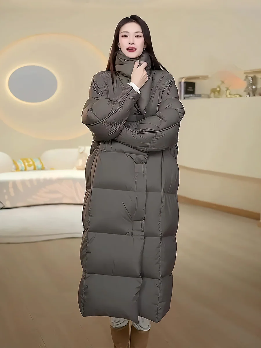 

Модная утепленная женская зимняя куртка с флисовой подкладкой и большим воротником, универсальная, новинка