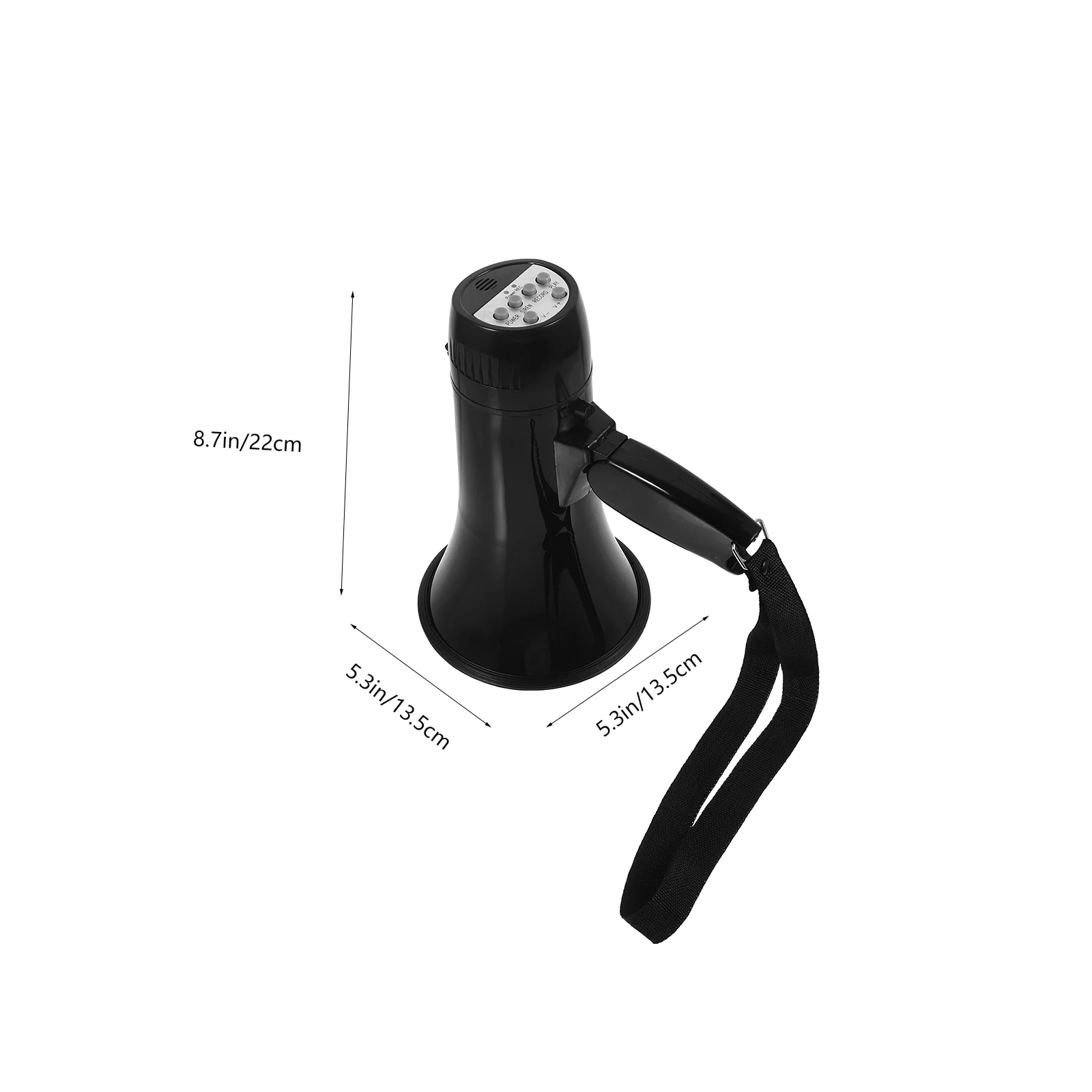 Handheld Megaphone Small Bull Air Horn Cheer Loud Speaker Portable Mic Football Speakers Game Loudspeaker Child