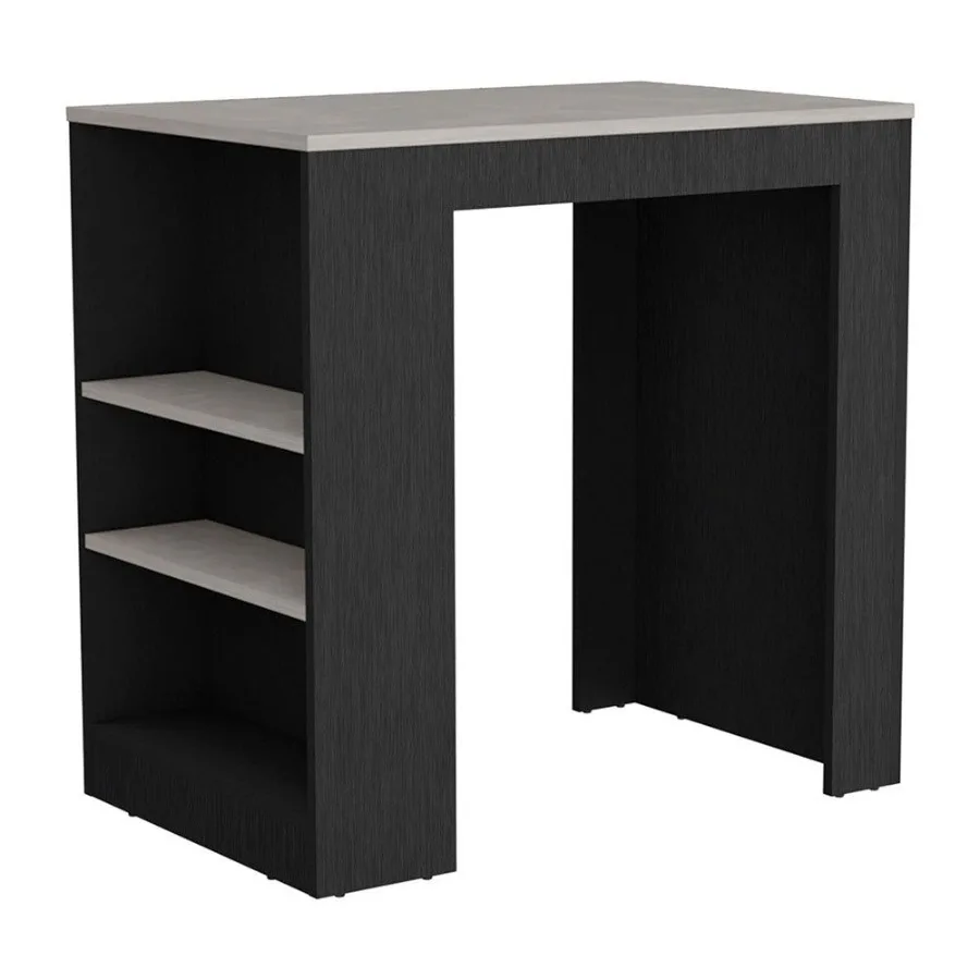 

Столешница на столешнице Harlan Kitchen Island с 3 боковой полкой