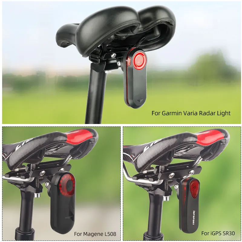 自転車サドルレールシートポストマウントリアライトブラケットガーミン