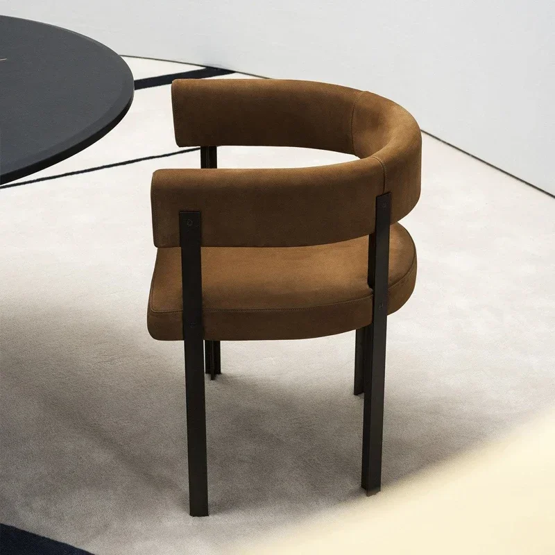 

#Modern design Dining Room Furniture Metal Luxury Cafe restaurant Chairs Stainless Steel velvet Fabric Dinning Chair