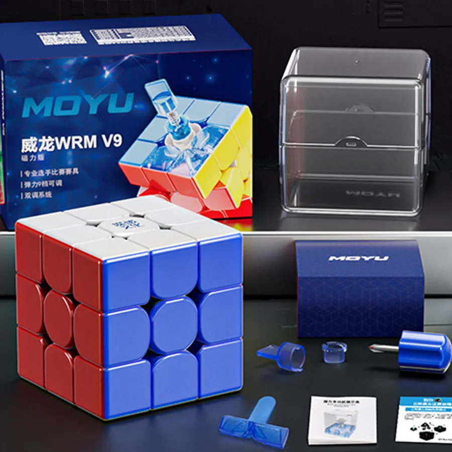 Moyu Weilong WRM V9 M/Ball-Core UV/ropa mágica 3X3X3 magnético 20 imanes núcleo de bola Moyu Weilong WRM V9 3X3 X3 rompecabezas regalo