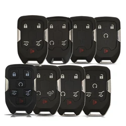 jingyuqin Remote Car Key Shell Cover Case For Chevrolet Tahoe Silverado Suburban Tahoe GMC Sierra Acadia Terrain Yukon