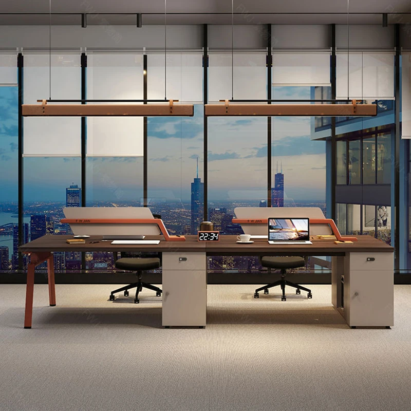 Aesthetic Save Space Office Desk Big Size Interior Chinese Cheap Xenomorph Simple Office Desk Creative Tavolo Salon Furniture