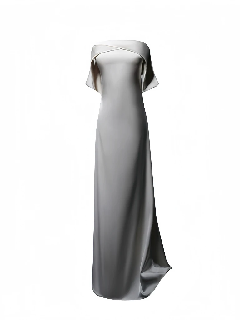 Robe de soirée en satin pour femmes, rubans de soie, sans bretelles, longueur au sol, sirène, célébrité de mariage, longue robe maxi, robes d'occasion formelles