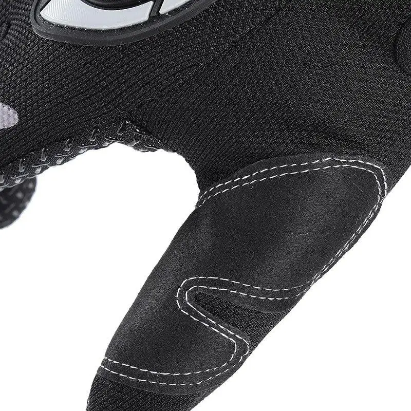 Guantes de dedo completo para motocicleta para hombres y mujeres, a prueba de golpes, antideslizantes, al aire libre, Fitness, ciclismo