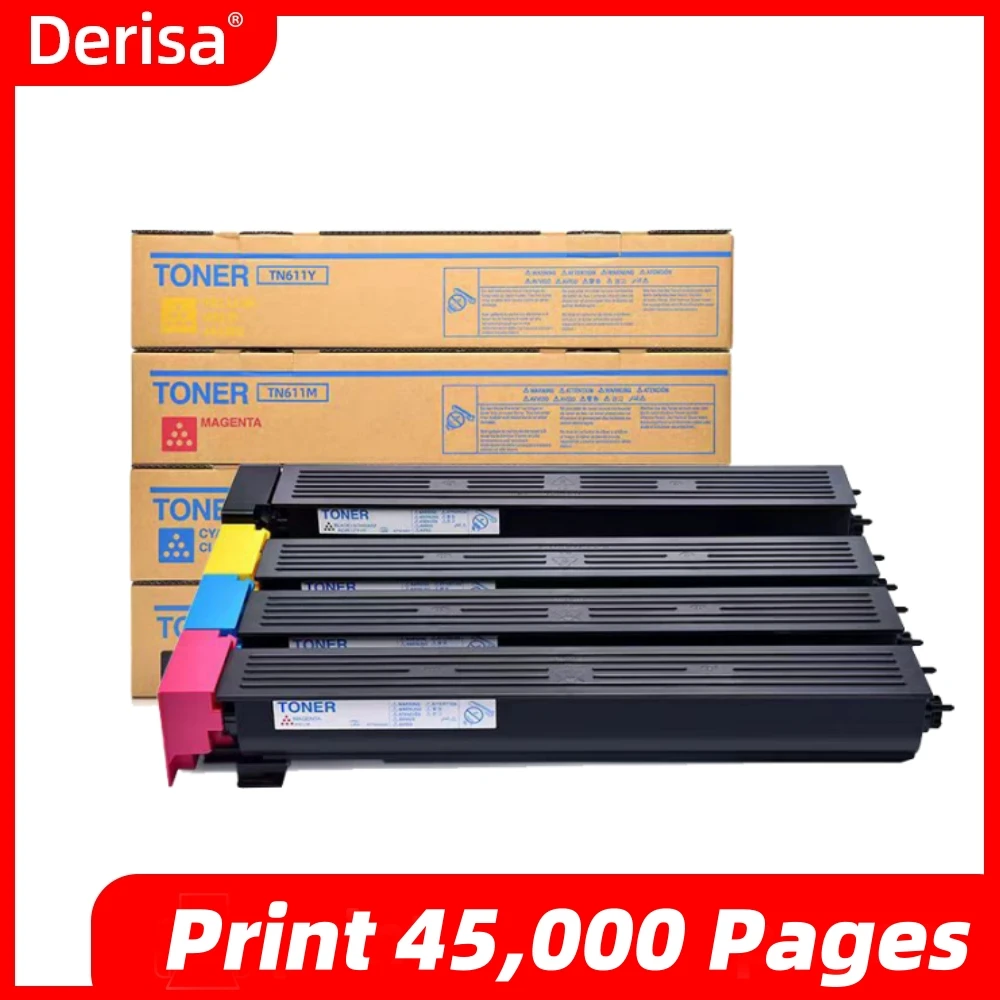 Derisa-コニカミノルタ,bizhub,c452,c552,c652,c 452, 552, TN-613,tn613c,tn613m,tn613y,tn613k用のトナーカートリッジ