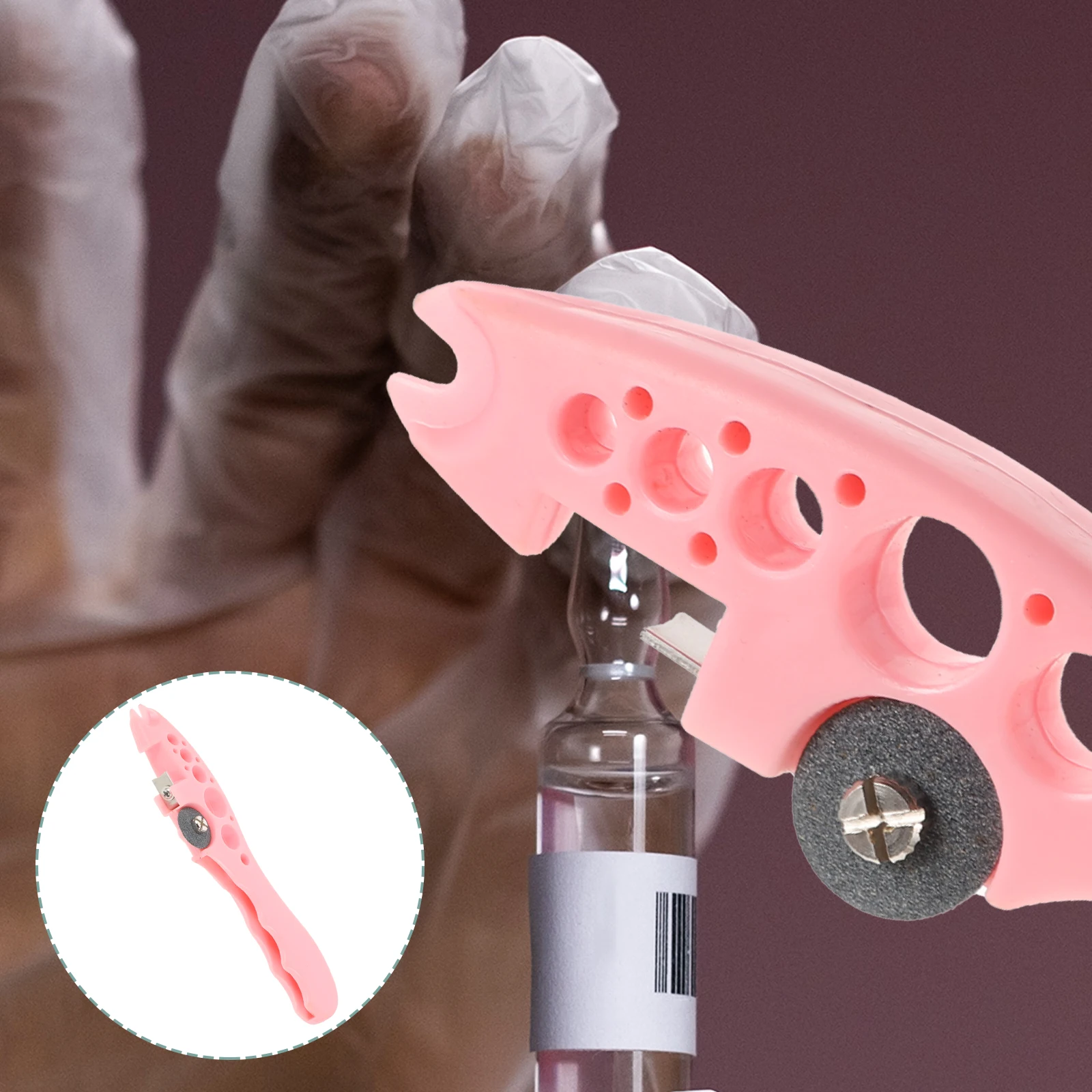 

Ampoule Bottle Opener Breaker Opening Tool Vial Nurse Medical ABS Material Sturdy Design Glass